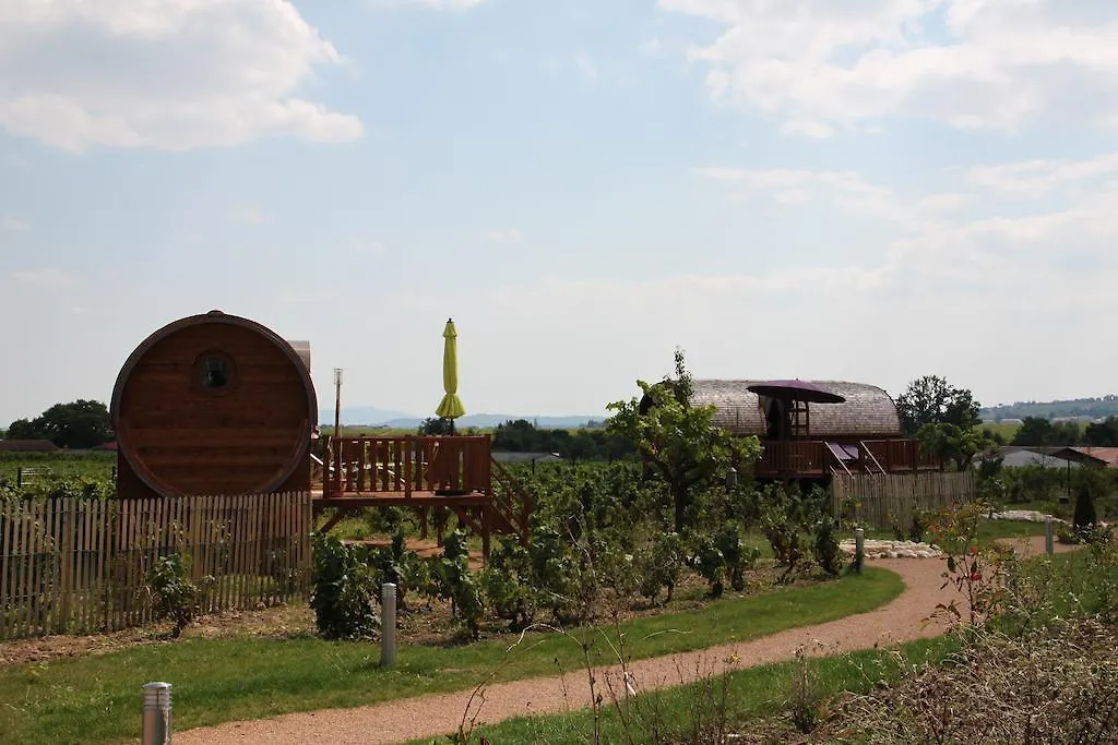 Les Roulottes Viticoles Bed & Breakfast Saint-Etienne-des-Oullieres France